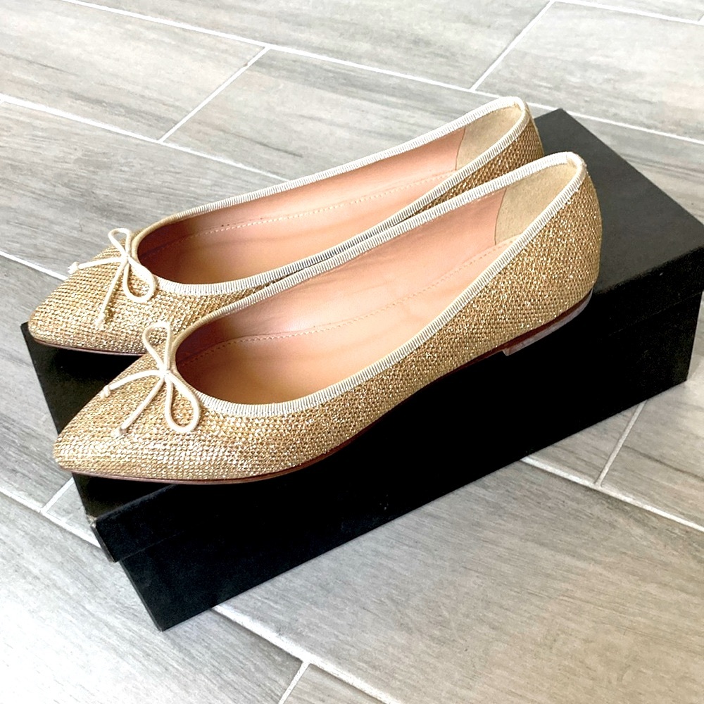 Jcrew Gemma Glitter Flats